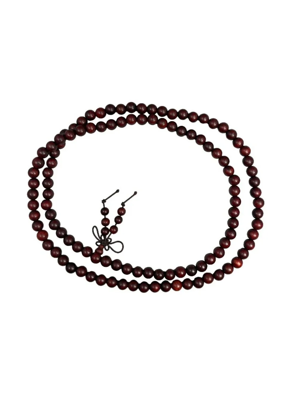 Natural Blood Sandalwood Mala Prayer 108 Beads Necklace/Bracelet 8mm 28.9g